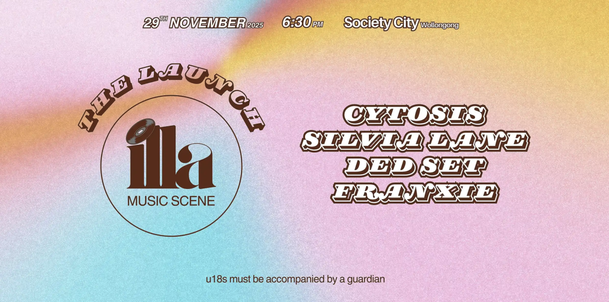 Banner for music event